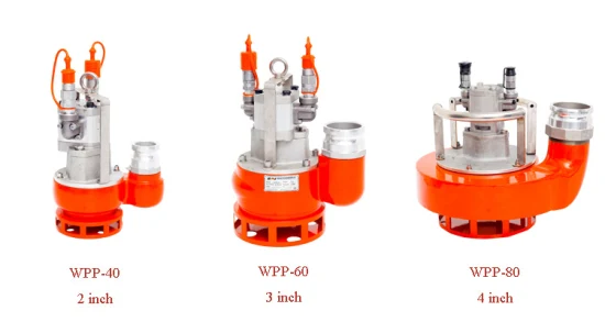 4 인치 높은 머리 휴대용 유압 슬러리 펌프 잠수정 펌프 판매 중